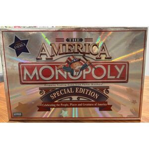Monopoly The America Special Edition Board Game Parker Brothers 40798 New Sealed